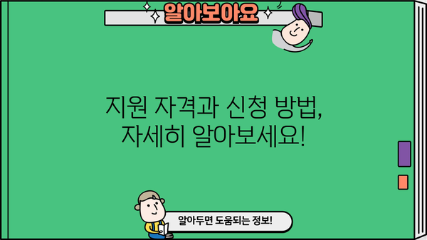 긴급 생계 지원 받으세요! 소액 대출 & 지원금 상세 정보 | 긴급 지원, 생계비, 대출 정보, 지원 자격, 신청 방법