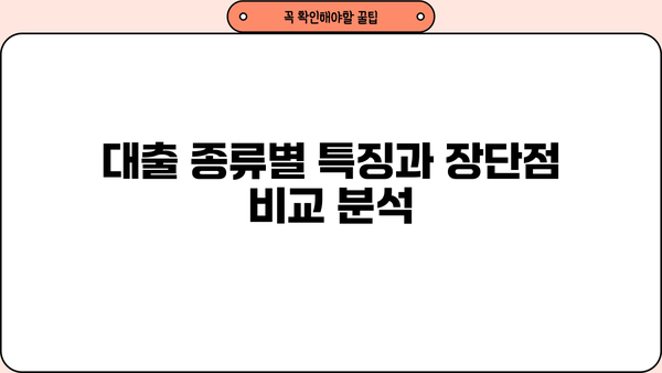 대출이 뭔가요? | 대출의 의미, 종류, 장단점, 신청 방법 완벽 가이드