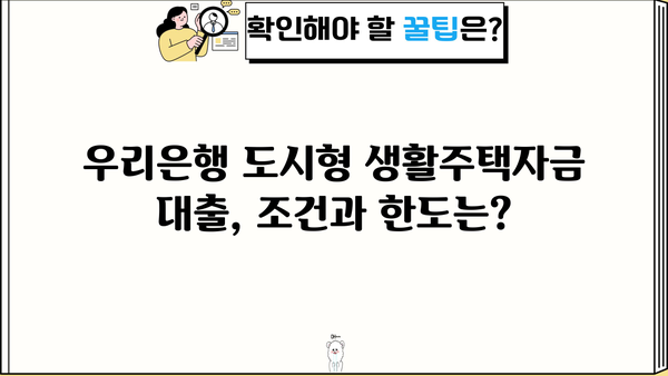 우리은행 도시형 생활주택자금 대출| 건설사업자 지원 조건, 한도, 금리 상세 안내 | 도시형 생활주택, 건설사업, 대출 지원