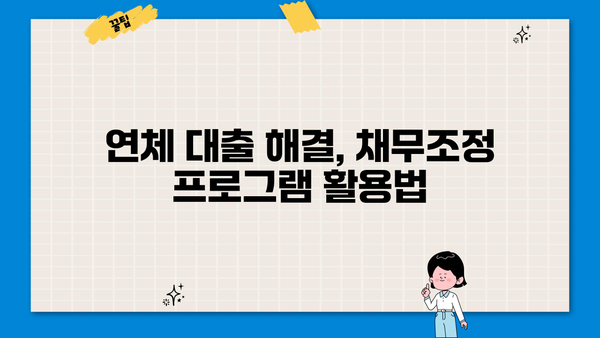 국민은행 연체 대출, 신용대출로 전환 가능할까요? | 채무조정 프로그램, 특징, 신청 자격 안내