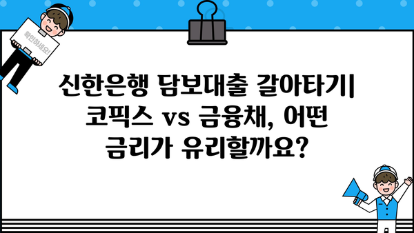 신한은행 담보대출 갈아타기| 코픽스 vs 금융채, 나에게 유리한 조건은? | 금리 비교, 대출 상환, 이자 계산, 전문가 분석