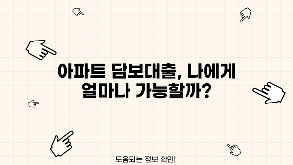 아파트 담보대출 비율, 얼마까지 가능할까요? | 주택담보대출, DTI, LTV, DSR