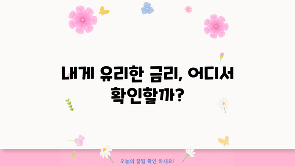 2023년 대출금리 공시 현황| 은행별 최저 금리 비교 | 금리 비교, 대출 상품, 금융 정보