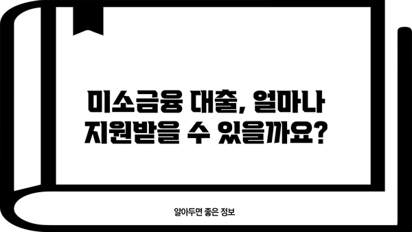 미소금융 대출 지원 안내| 자격, 신청 방법, 지원 내용 총정리 | 미소금융, 서민금융, 대출