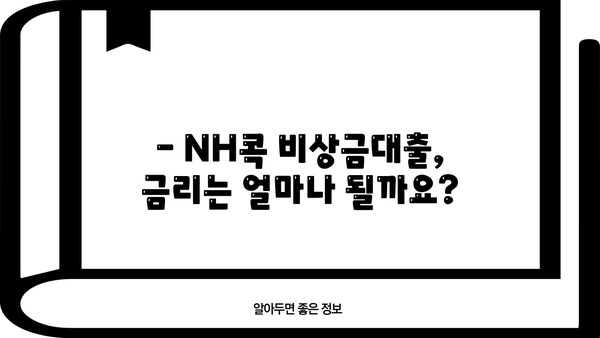 NH콕 비상금대출| 준·조합원·하나로가족 고객을 위한 소액대출 가이드 |  NH농협은행, 비상금, 소액대출, 신청 자격, 금리