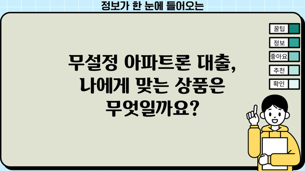 무설정 아파트론 대출, 지금 바로 필요하다면? | 가능한 방법 총정리