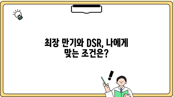 신한은행 아파트대출 금리| 최장 만기와 DSR 적용 확인 | 주택담보대출, 금리 비교, 대출 조건