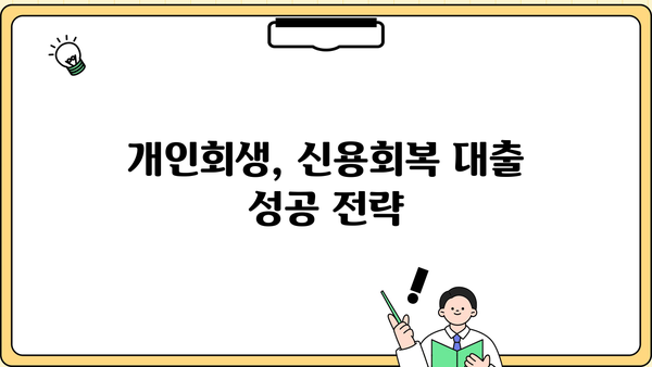 신용회복위원회 개인회생 후 대출 가능한 곳 총정리 | 개인회생 대출, 신용회복, 대출 조건, 금리 비교