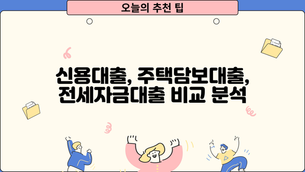 KB ONE 대출 상품 비교 가이드| 나에게 맞는 조건 찾기 | 신용대출, 주택담보대출, 전세자금대출