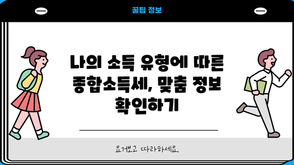 나에게 맞는 종합소득세 유형, 어떻게 확인할까요? | 종합소득세, 유형 확인, 신고 방법, 절세 팁