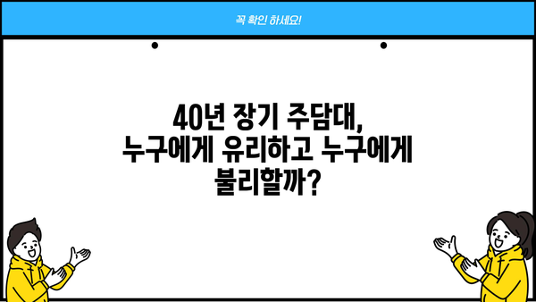 DSR 규제 완화, 40년 장기 주담대 출시 임박! 진짜 목적은? | 부동산 시장, 금리 인상, 주택담보대출