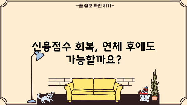 대출 연체가 신용점수에 미치는 영향| 꼼꼼히 알아보고 대비하세요 | 신용점수, 연체, 대출, 관리