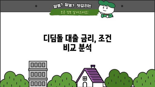 디딤돌 대출로 내 집 마련, 성공 전략 완벽 가이드 | 금리, 조건, 총정리