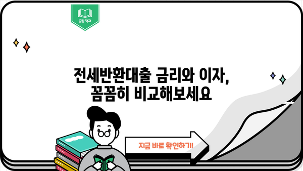 전세반환대출 신청 자격 완벽 가이드| DSR 규제 없는 DTI 60%, 다주택자 생활안정자금 한도, 금리, 이자 조건까지! | 전세자금, 주택담보대출, 대출 조건, 금융 정보
