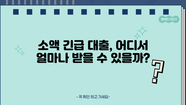 200만원 당일 대출, 급하게 필요할 때 어떻게 해야 할까요? | 당일 대출, 소액 대출, 긴급 대출, 대출 조건