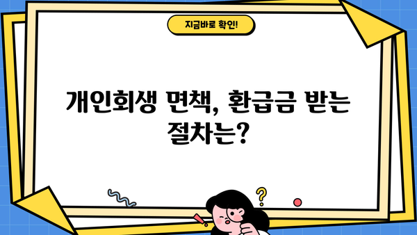 개인회생 면책 후 돌려받는 돈, 환급금 완벽 가이드 | 개인회생, 면책, 환급,  법률 정보