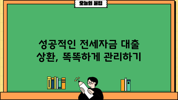 신혼부부 전세자금대출 상환, 이렇게 하면 똑똑하게 성공! | 상환방법, 전략, 유형 비교