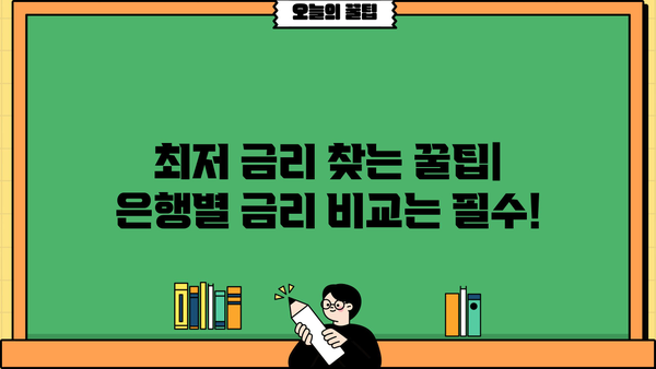 오피스텔, 주택, 빌라 담보대출 금리 비교| 최저 금리 찾는 방법 | 부동산, 금융, 대출, 비교 분석, 금리 한도