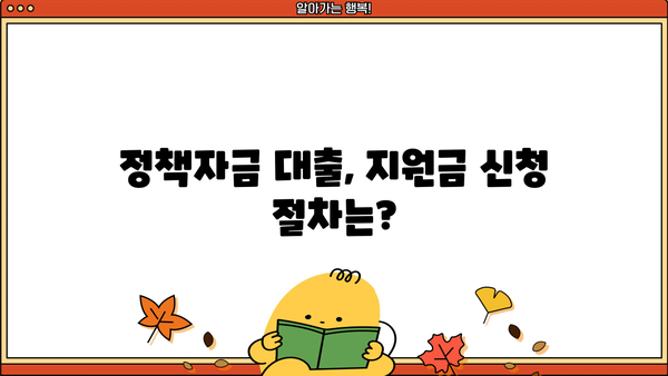 소상공인 정책자금 대출 & 지원금 완벽 가이드| 자세한 정보와 신청 방법 알아보기 | 소상공인, 정책자금, 대출, 지원금, 신청, 정보