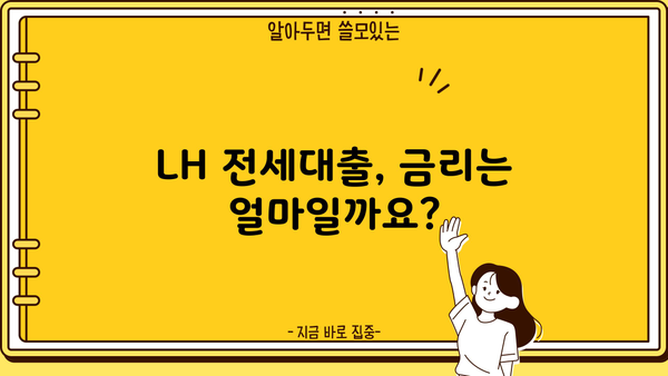 전세대출 LH 이용 가이드| 자격 조건부터 금리까지 | 주택금융공사, 전세자금 대출, LH 전세대출