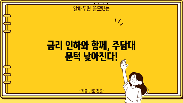 주택담보대출 규제 완화, LTV 70%로 확대! | 주담대, 부동산, 금융 정책, 대출 규제 완화, 금리 인하
