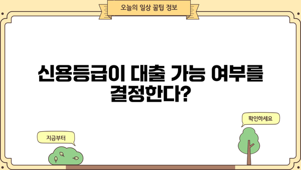 대출 가능 여부를 결정하는 소득 기준 완벽 가이드 | 대출 심사, 소득 증빙, 신용등급