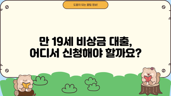 만 19세, 비상금 대출 즉시 받을 수 있는 곳은? | 2023년 최신 정보, 조건 비교, 신청 가이드