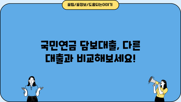국민연금 담보대출 신청 가이드| 자격, 금리, 절차 총정리 (2024년) | 국민연금, 담보대출, 신청 방법, 금리 비교