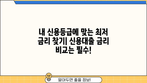 직장인 저금리 신용대출 TOP 5| 꼼꼼히 비교하고 나에게 맞는 상품 찾기 | 신용대출 비교, 금리 비교, 대출 조건