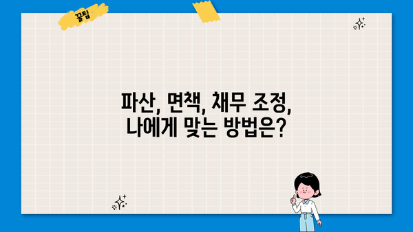 대출 못갚으면 어떻게 해야 할까요? | 파산, 면책, 채무 조정, 법률 상담