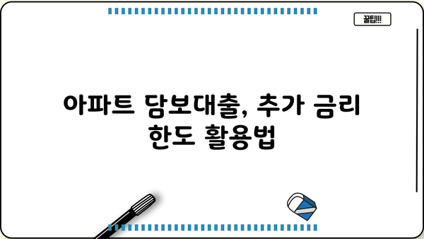 후순위주택담보대출 아파트담보 추가 금리 한도, 내 집 마련 성공의 열쇠! | 후순위주택담보대출, 아파트담보대출, 금리, 한도, 추가대출