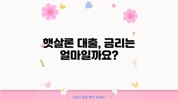 햇살론 대출 자격, 한도, 특례 보증 조건 완벽 정리 | 신청 자격, 금리, 한도, 서류, 주의사항