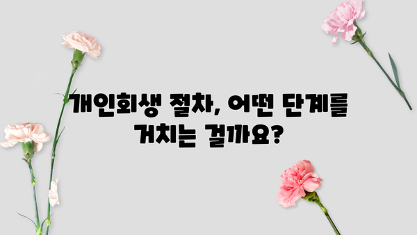 개인회생 개시결정, 얼마나 걸릴까요? | 개인회생 기간, 소요 시간, 진행 절차