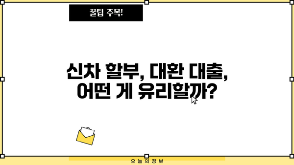 국민은행 KB 매직카대출(신차 대환) 신차 할부 전환, 꼼꼼하게 따져보세요! | 신차 할부, 대환 대출, 전환 조건, 비교 분석