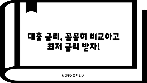 대출 가입 전 꼭 확인해야 할 7가지 체크리스트| 최고의 대출 상품 찾는 팁 | 대출, 금리 비교, 신용등급, 한도, 상환 방식, 부채 관리