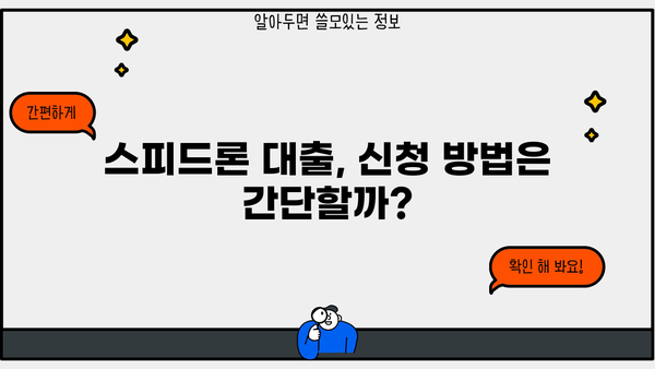SBI저축은행 스피드론 대출, 무직자 & 저신용자도 가능할까? | 금리, 조건, 지원 자격 완벽 분석
