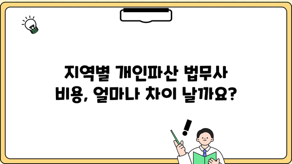 개인파산 법무사 비용| 지역별 비교 & 합리적인 선택 가이드 | 개인파산, 파산 비용, 법무사 추천