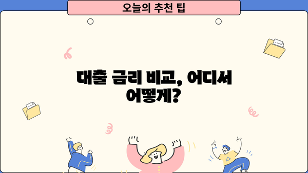 대출 금리 8% 시대, 나에게 맞는 최적의 대출 찾기 | 금리 비교, 대출 상품 분석, 금융 상담