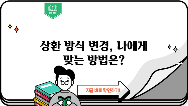 대출 만기 연장, 어떻게 해야 할까요? | 대출 상환, 만기 연장, 금리 변동, 대출 기간 연장, 상환 방식