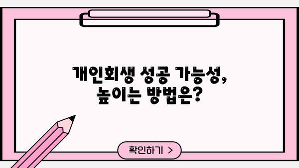 개인회생 비용, 얼마나 들까요? | 개인회생 신청 비용, 변호사 선임 비용, 성공 가능성