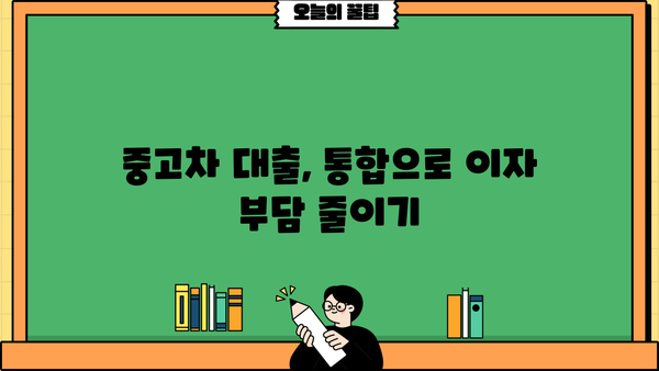 경차 중고차 대환대출 통합, 시세 2배 이상 높이는 방법 | 중고차 대출, 시세 상승, 성공 전략