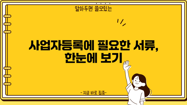 개인사업자, 이렇게 내세요! | 사업자등록, 절차, 준비물, 유형, 팁