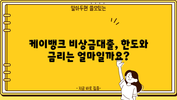 케이뱅크 마이너스통장 & 비상금대출| 직장인, 무직자, 대학생, 주부 맞춤 정보 | 비상금, 신용대출, 한도, 금리 비교