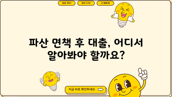 파산 면책 후에도 가능한 대출, 빠르게 찾는 방법 | 파산, 면책, 대출, 신용회복, 금융