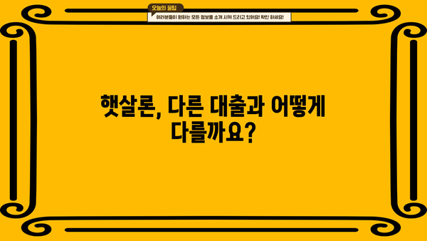 근로자 햇살론 완벽 가이드| 신청 자격부터 금리, 한도까지 | 햇살론, 저금리 대출, 서민금융