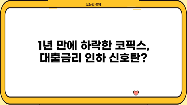 대출금리 인하 시작! 1년 만에 코픽스 하락, 기준금리 인상에도? | 대출금리 변동, 코픽스, 기준금리, 금융 시장 분석