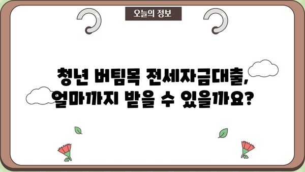 우리은행 청년 버팀목 전세자금대출 자격 조건 완벽 가이드 | 대출 조건, 신청 방법, 필요 서류, 주의 사항