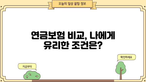 나에게 딱 맞는 비과세 연금보험 찾는 비법 | 맞춤형 추천, 비과세 혜택, 노후 대비